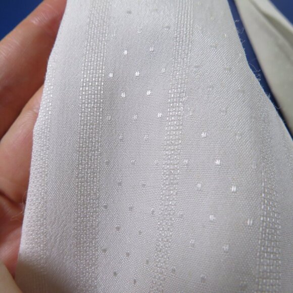 White tone on tone western tie Dance necktie - Picture 2 of 5